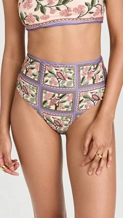 Buy 🤩 Agua By Agua Bendita Magenta Golondrina 👙 Bikini Bottoms Multicolor 😍