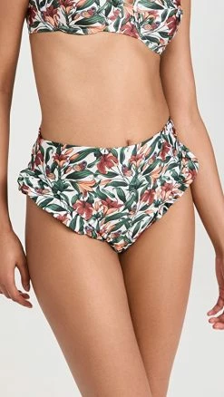Outlet 🛒 Agua By Agua Bendita Jengibre Monarca Crema 👙 Bikini Bottoms Multicolor 🧨