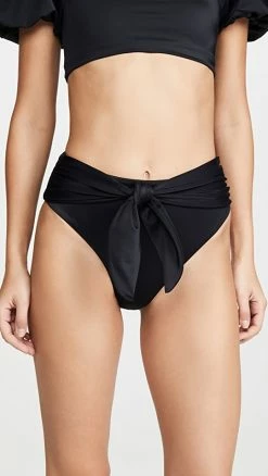 Deals 🧨 Agua Bendita Isabella 👙 Bikini Bottoms Black 🎉
