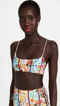 Coupon 😍 Agua Bendita Aya Bouk 👙 Bikini Top Multicolor 👏