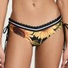 Cheap ⌛ Agua Bendita Eda Sunflower 👙 Bikini Bottoms Golden Yellow ⌛