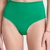 Promo 😀 Agua Bendita Alicia Java Solid 👙 Bikini Bottoms Green 😍
