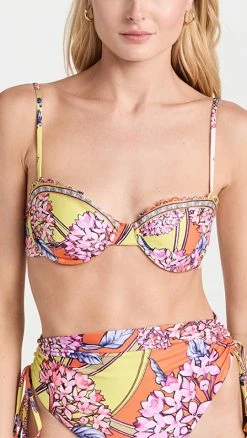 Discount ⭐ Agua Bendita Piper Suki 👙 Bikini Top Lime ⭐