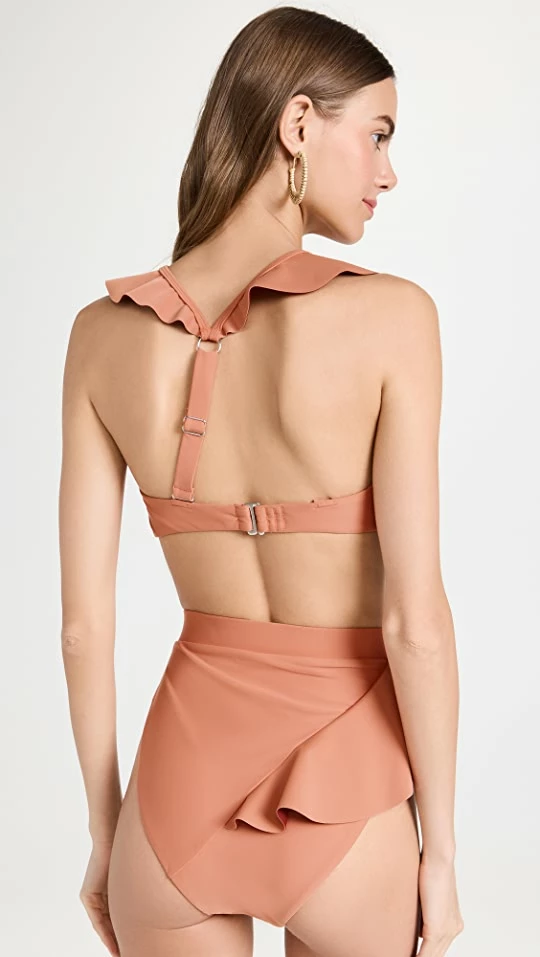 Deals β€οΈ Andrea Iyamah Kiara π Bikini Top Peach π₯ - Image 2