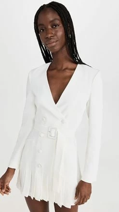 Deals 💯 Amanda Uprichard Mesha 👗 Dress Ivory 👏