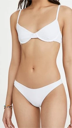 Cheapest ✨ Beach Riot Camilla 👙 Bikini Top White ⭐