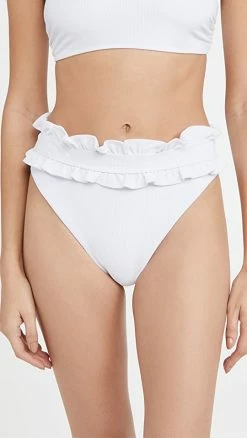 Best Pirce 🛒 Beach Riot Ivy Bottoms White ✔️