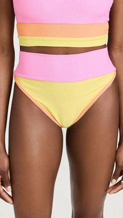 Flash Sale 🛒 Beach Riot Emmy 👙 Bikini Bottoms Fruity Colorblock ✨
