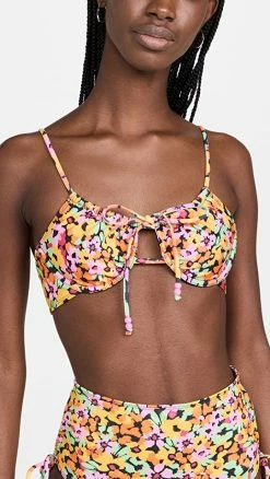Budget π Charlie Holiday Sia π Bikini Bra Top Abstract Floral β¨