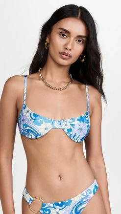 Best deal 💯 CIN CIN Shrine Bra 👙 Bikini Top Ocean ⭐