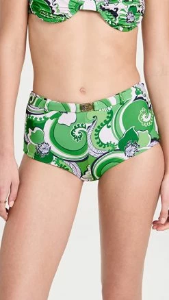 Cheapest 👍 CIN CIN Subsea Boyleg 👙 Bikini Bottoms Fern ✔️