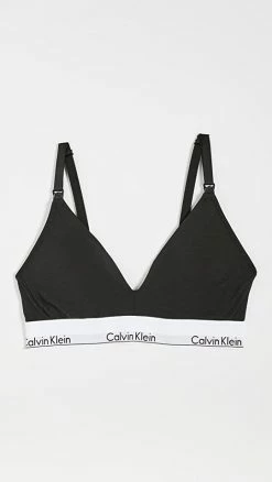 Deals 😉 Calvin Klein Underwear Maternity Nursing Bra Black001 🔥