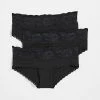 Buy 🔔 Cosabella Maternity Hotpants 3 Pack Black/Black/Black 🎉