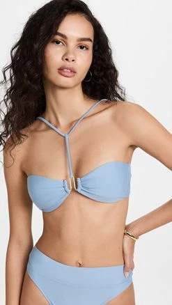 Best Sale 💯 Cult Gaia Ceres 👙 Bikini Top Steel 😉