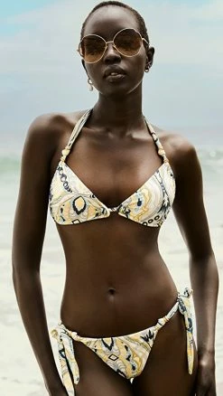 Best deal 🌟 Cult Gaia Avis 👙 Bikini Top Aloe Multi 👍