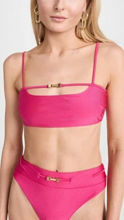 Best reviews of 😉 Cult Gaia Betty 👙 Bikini Top Dragonfruit ✔️