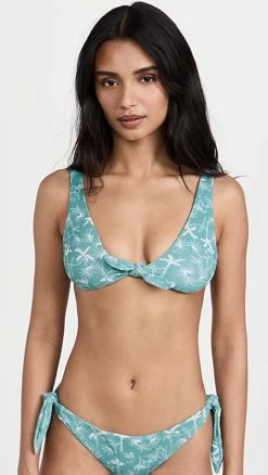 Coupon ❤️ Eberjey Cassidy 👙 Bikini Top Ocean Bay/Sand 🥰