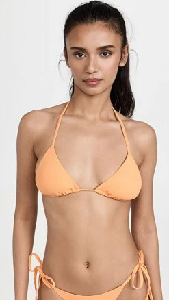 Budget 😀 Eberjey Nessa 👙 Bikini Top Cantaloupe 😉