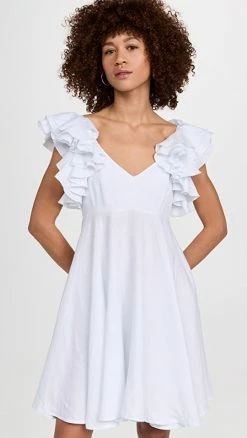 Best deal 🔔 Fanm Mon Demre Mini 👗 Dress White 🧨