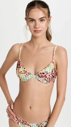 Best reviews of 🔥 FARM Rio Banana Vichy 👙 Bikini Top 🧨