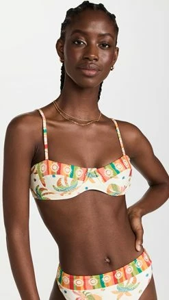 Best deal 🛒 FARM Rio Rainbow Sunset 👙 Bikini Top ✔️