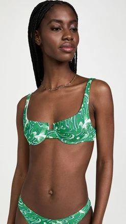 Buy 🔔 Fisch Grenadins 👙 Bikini Top Emerald Flying Fish 🥰