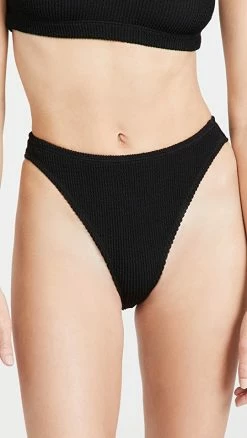 Outlet ✔️ Good American Always Fits Good Waist Cheeky 👙 Bikini Bottoms Black001 🎉