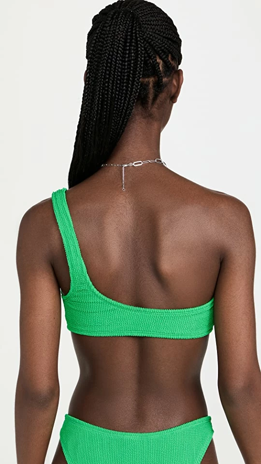 Deals π Good American Always Fits Smocked π Bikini Top βοΈ Summer Green002 π - Image 2