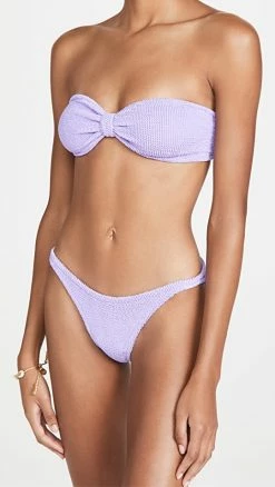 Best Sale 🔥 Hunza G JEAN 👙 BIKINI SET Lilac ⭐