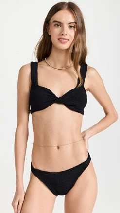 Hot Sale ⌛ Hunza G JUNO 👙 BIKINI SET Black 🥰