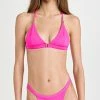 Best deal 💯 Joues De Sable Swim Taylor Triangle 👙 Bikini Top Fuchsia 👏