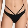 Best reviews of 🎁 Jonathan Simkhai Emmalynn Solid Strappy 👙 Bikini Bottoms Black 🥰