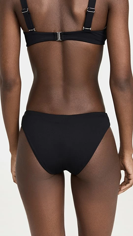 Wholesale π Jonathan Simkhai Zola Js Core Solid Seamed π Bikini Bottoms Black βοΈ - Image 2