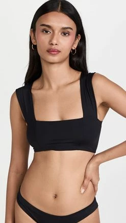 Best Pirce 🔔 L*Space Parker 👙 Bikini Top Black ⭐