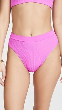 Buy ⌛ L*Space Frenchi 👙 Bikini Bottoms Bright Fuchsia 🎉
