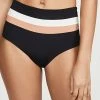 Outlet 😀 L*Space Portia 👙 Bikini Bottoms Black/Cream/Chestnut 🔥