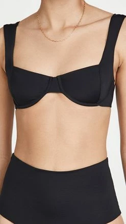 Budget 🔥 L*Space Tori 👙 Bikini Top Black 👍