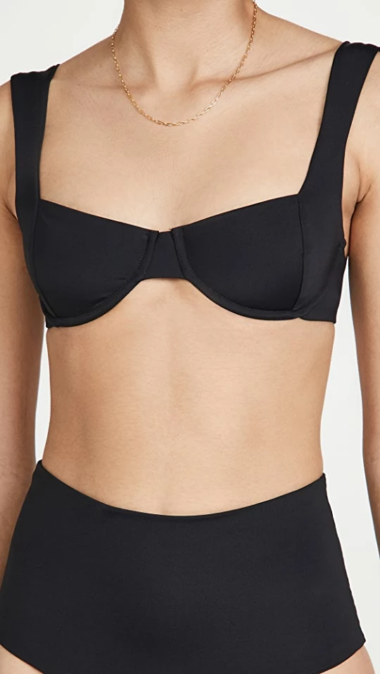 Budget π₯ L*Space Tori π Bikini Top Black π