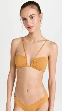 Best deal 🛒 Maaji Golden Hour Ursule 👙 Bikini Top Yellow 👏