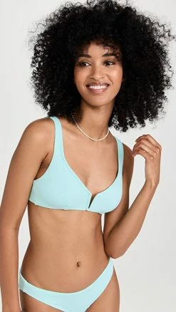 Best deal 😉 Maaji Sea Glass Victory V Wire 👙 Bikini Top Blue 👍