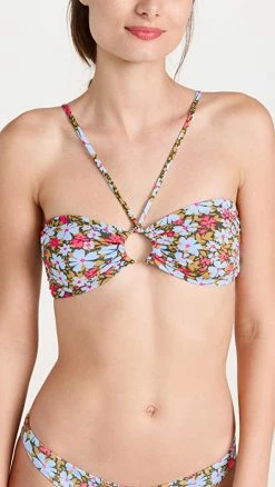 Top 10 ❤️ Maaji Ditsy Duo Halfmoon 👙 Bikini Top Multicolor ✨