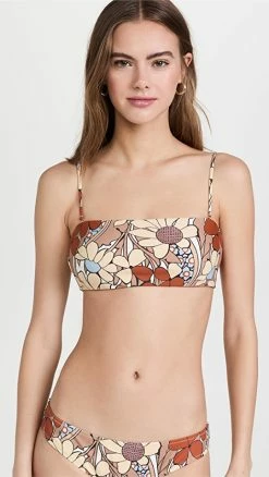 Flash Sale ⌛ Madewell Nic 👙 Bikini Top Retro Floral ❤️