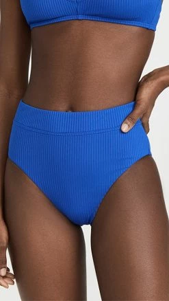 Hot Sale 🎁 Madewell Harvey High-Rise 👙 Bikini Bottoms Riviera Coast 😉