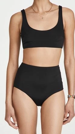 New 🌟 MARA HOFFMAN Lira Top Black 🌟