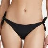 Outlet 👍 MARA HOFFMAN Sita 👙 Bikini Bottoms Black 🎁