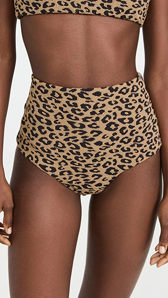 Top 10 π MARA HOFFMAN Lydia π Bikini Bottoms Black Brown π