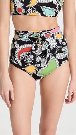 Best deal 🎉 MARA HOFFMAN Jay 👙 Bikini Bottoms Black Multi 😉