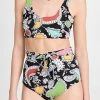 Best reviews of ✔️ MARA HOFFMAN Lira 👙 Bikini Top Black Multi 😍