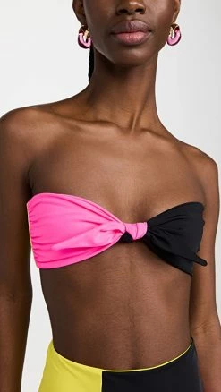 Cheapest 🔥 MARA HOFFMAN Kai 👙 Bikini Top Black Multi 👍