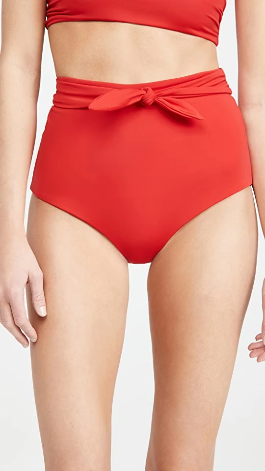 Hot Sale β€οΈ MARA HOFFMAN Jay π Bikini Bottoms Red π§₯ Coat π₯